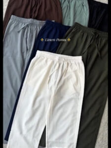 Top linen pants